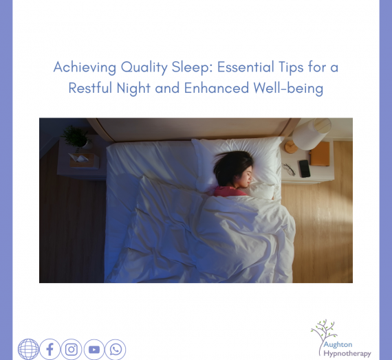 Achieving Quality Sleep: Essential Tips for a Restful Night and Enhanced Well-being.