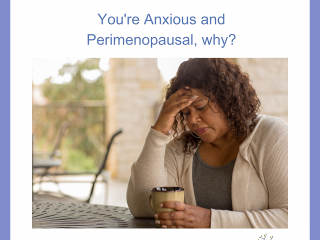 You’re Anxious and Perimenopausal, why?